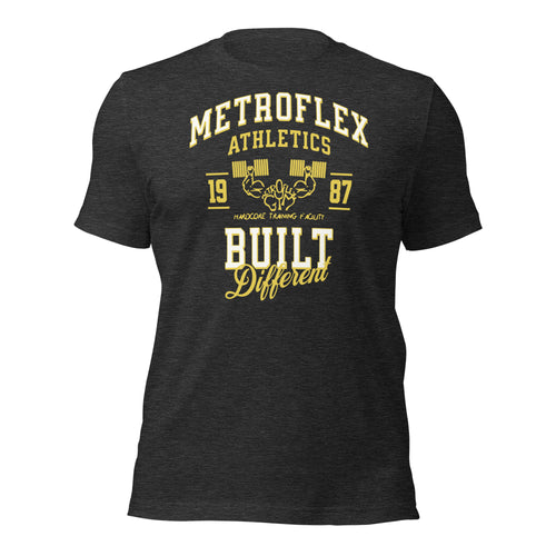 Metroflex Gym Athletics Built Different T-shirt