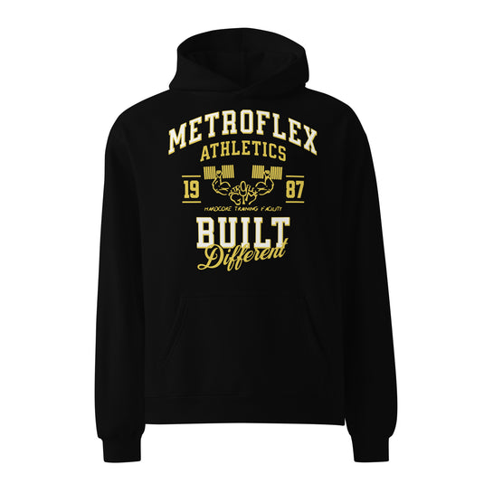 Metroflex Gym Athletics Built Different Hoodie