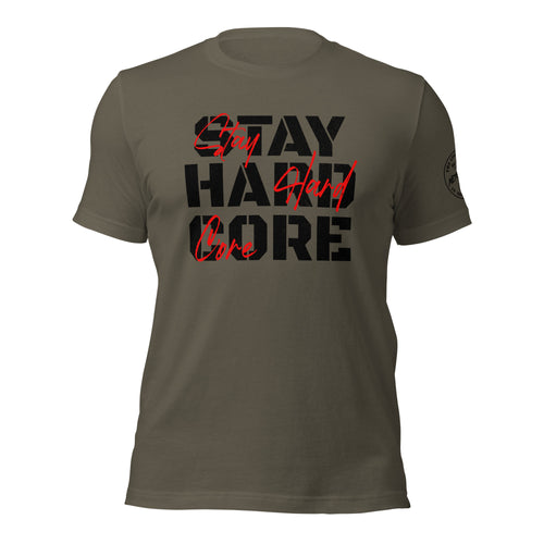 Metroflex Stay Hardcore Tee – Push Beyond Limits