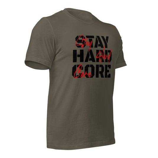 Metroflex Stay Hardcore Tee – Push Beyond Limits