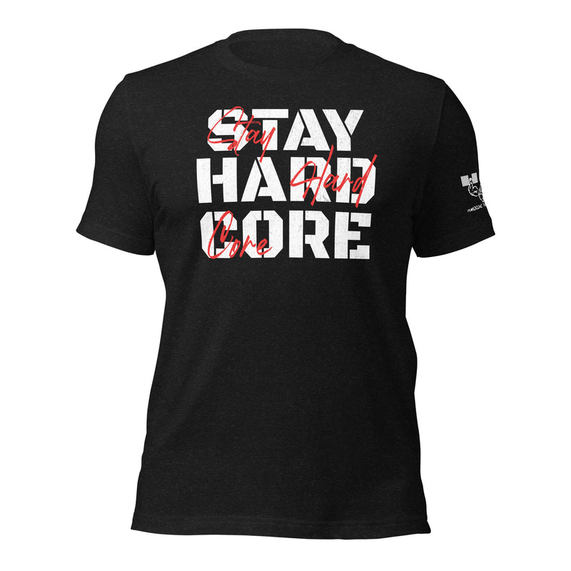 Load image into Gallery viewer, Metroflex Stay Hardcore Tee – Push Beyond Limits
