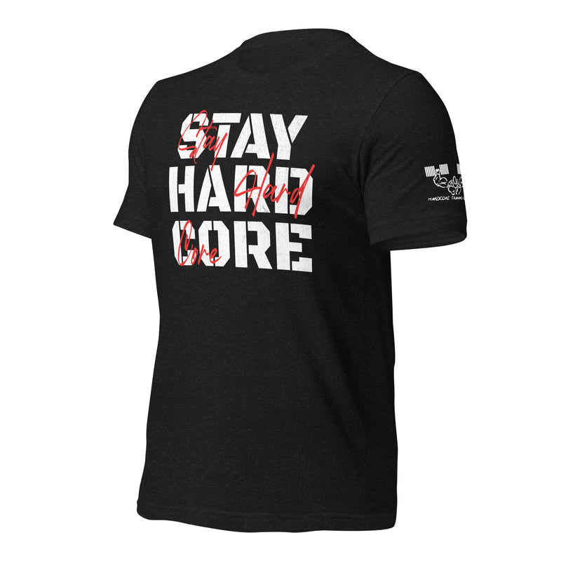 Load image into Gallery viewer, Metroflex Stay Hardcore Tee – Push Beyond Limits
