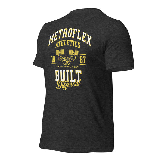 Metroflex Gym Athletics Built Different T-shirt