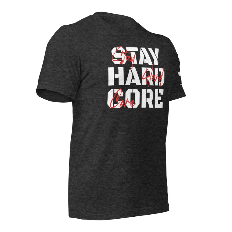 Load image into Gallery viewer, Metroflex Stay Hardcore Tee – Push Beyond Limits
