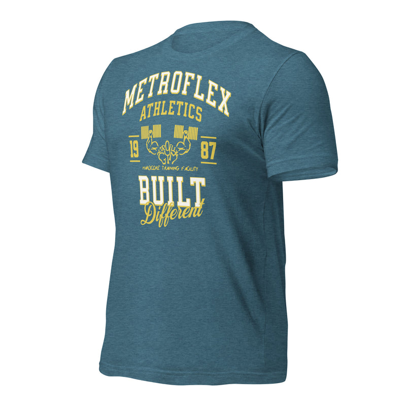 Load image into Gallery viewer, Metroflex Gym Athletics Built Different T-shirt
